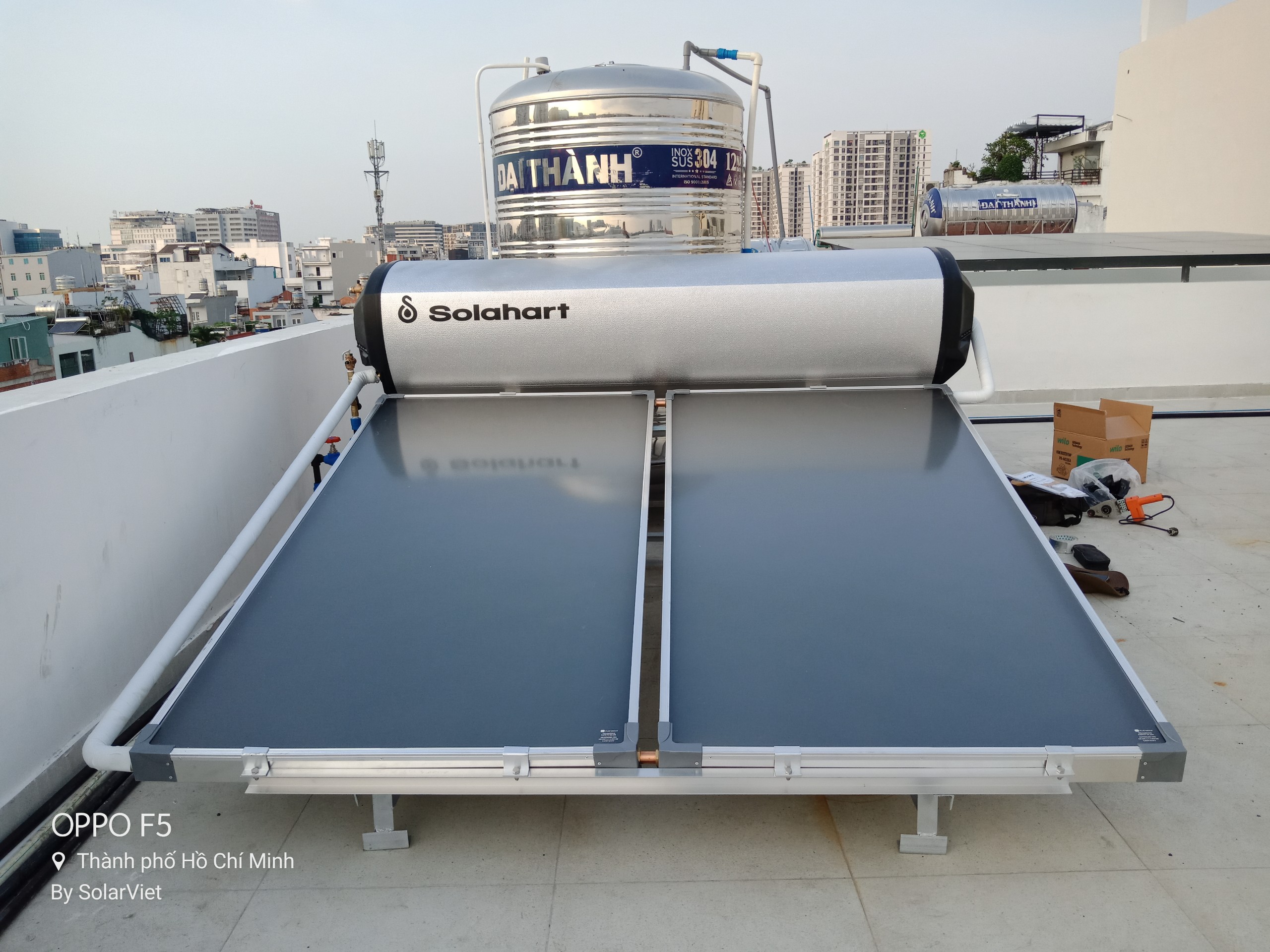Solahart Premium Model 302L – Máy nước nóng năng lượng mặt trời số 1 nước Úc