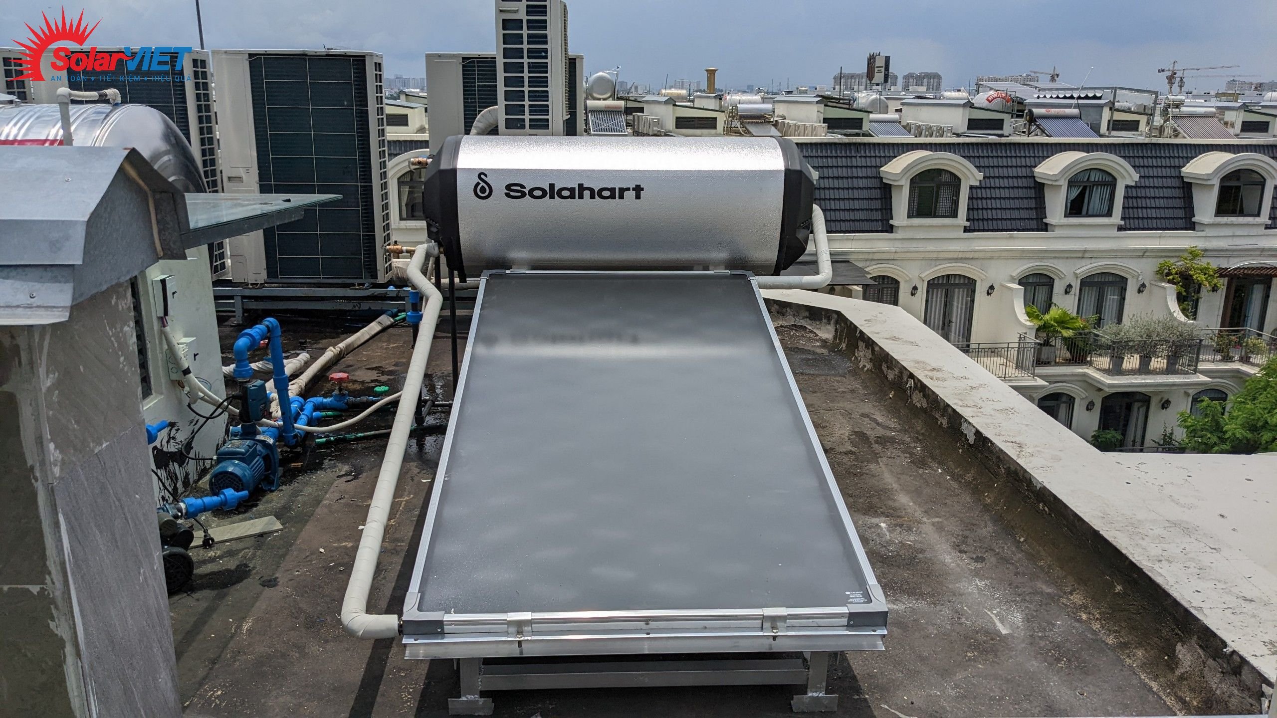 Solahart Premium 180L lắp tại khu đô thị Lakeview City Quận 2