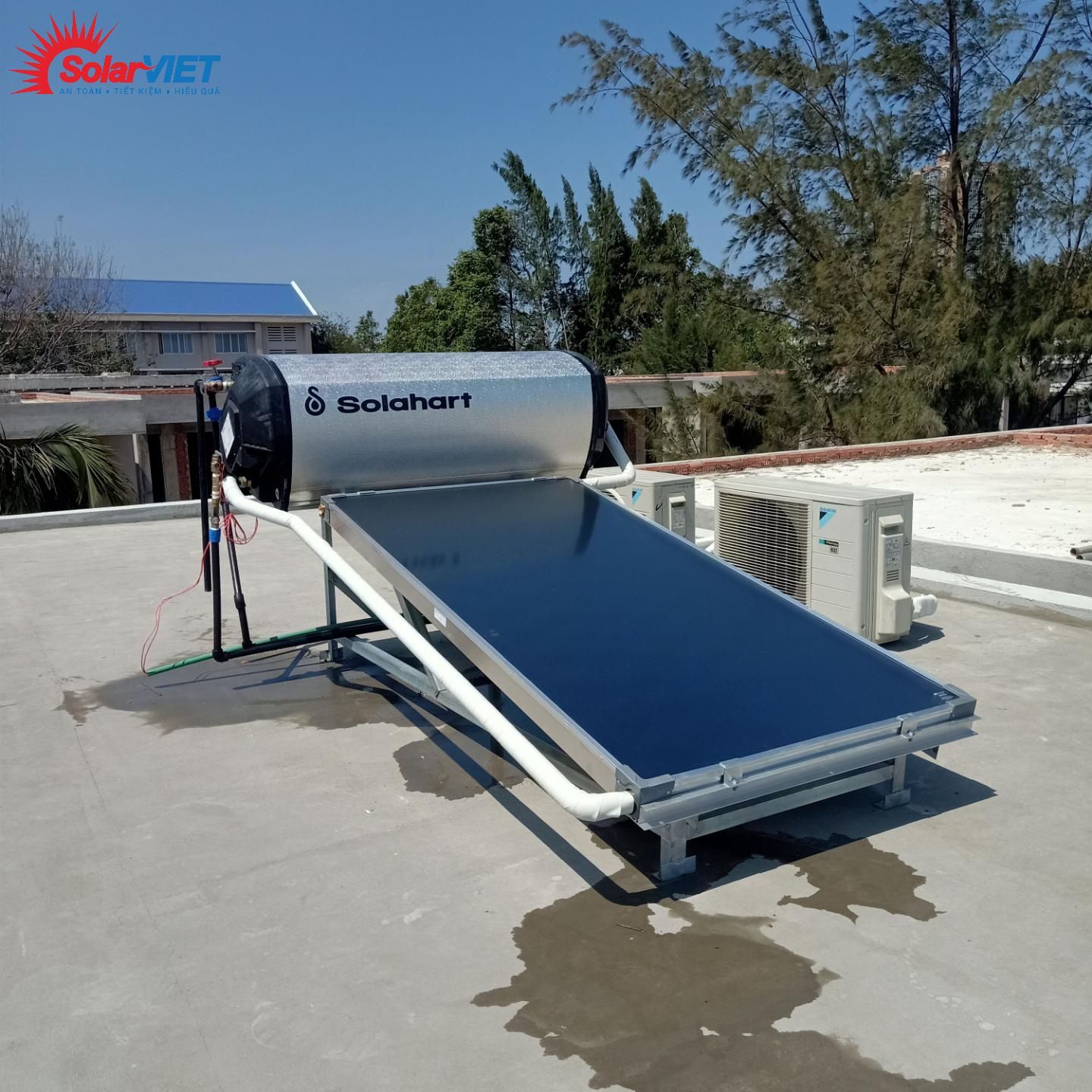 Hệ thống chịu áp Solahart – tấm panel mang xu hướng thẩm mỹ vượt trội